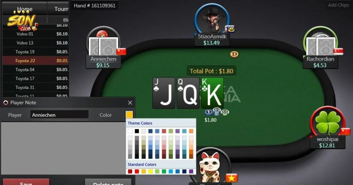 Hướng dẫn chơi game bài poker online cho người mới 2 Kinh nghiệm chơi game bài poker online hiệu quả